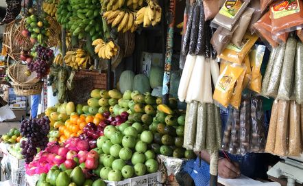 Local shopping in Kalutara town